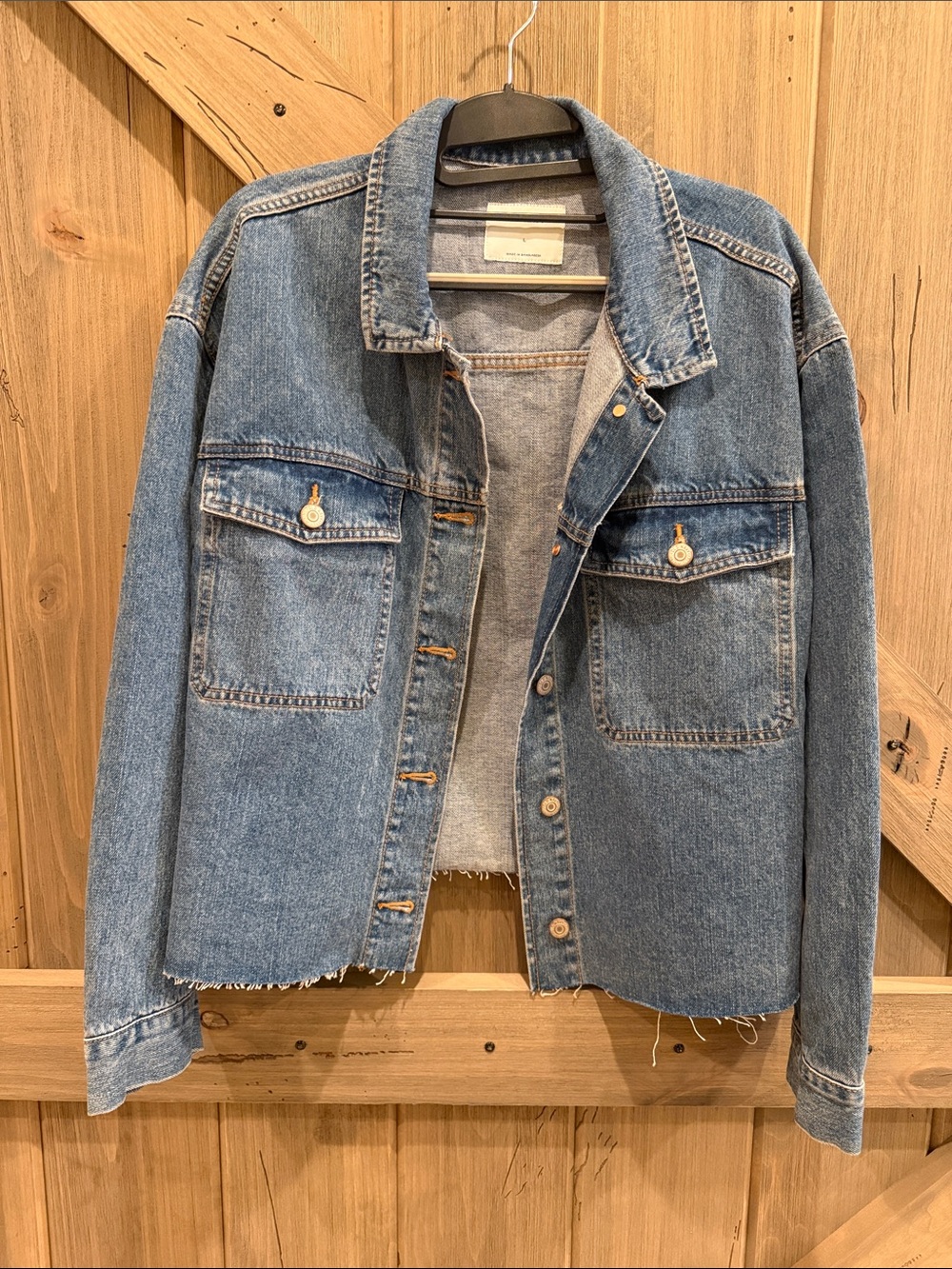 Old Navy Classic Blue Denim Jacket - Women's Casual Jean Jacket